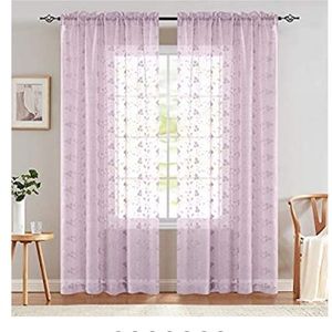 55 x 72 lavender lace curtains